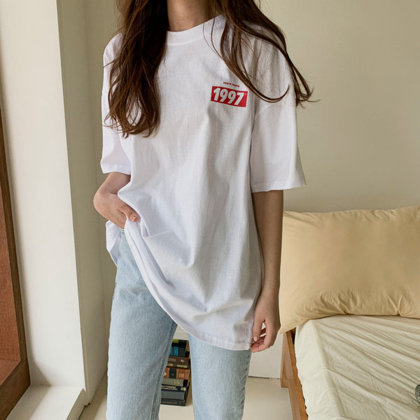 1997 오버핏 반팔 티셔츠