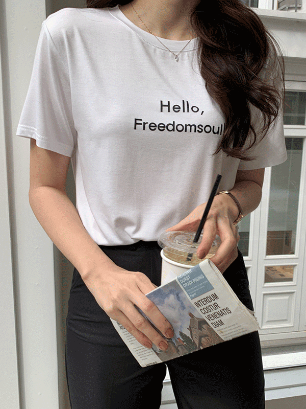 프리덤 베이직 반팔 티셔츠